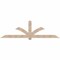 Ekena Millwork Redmond Smooth Timber Gable Bracket, Douglas Fir, 108"W x 31 1/2"H x 3 1/2"D x 5 1/2"F, 7/12 Pitch GBW108X31X0406RED00SDF - alternate 1
